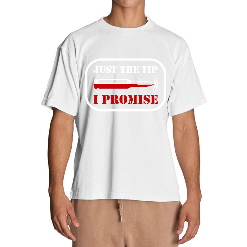 Just The Tip I Promise Bullet American Flag Urban Heavy T-shirt | Artistshot