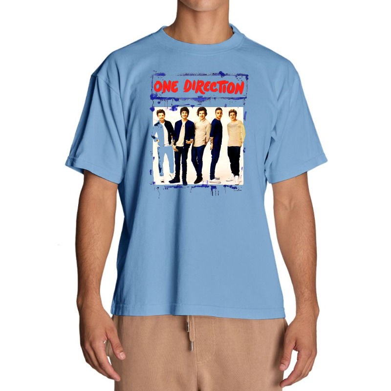 Spray Paint Blue 1 Direction Urban Heavy T-shirt | Artistshot