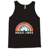 Womens Magic Vibes Cute Matching Vacation Tops V Neck Tank Top | Artistshot