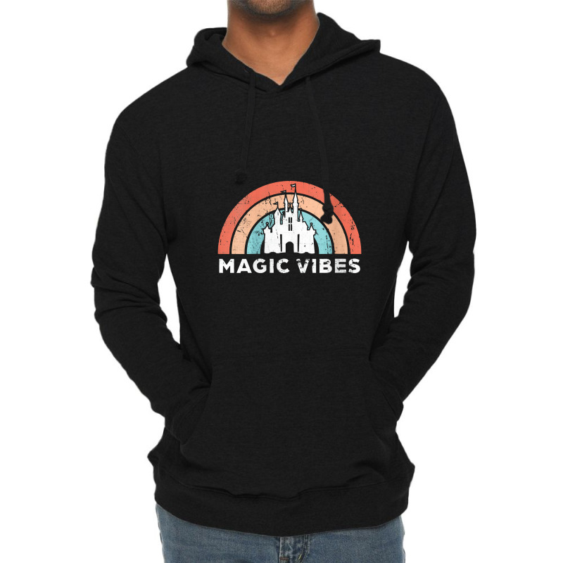 Womens Magic Vibes Cute Matching Vacation Tops V Neck Lightweight Hoodie | Artistshot