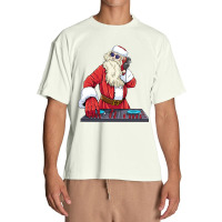 Dj Rock Christmas Santa Claus Urban Heavy T-shirt | Artistshot