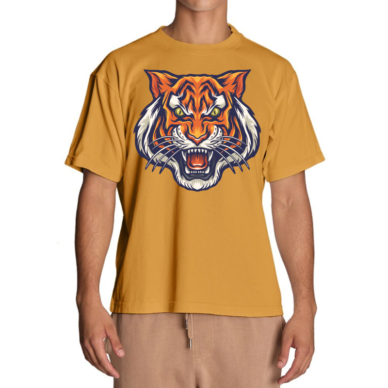 Angry Tiger Vector Urban Heavy T-shirt | Artistshot