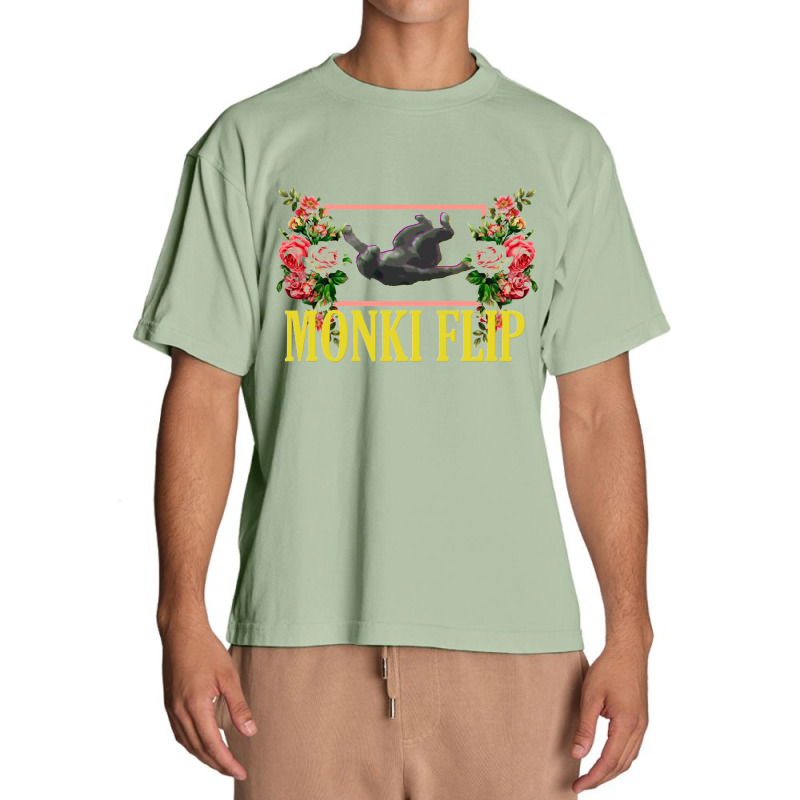 Monki Flip Floral Urban Heavy T-shirt | Artistshot