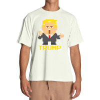 President Trump Pixel Character Urban Heavy T-shirt | Artistshot