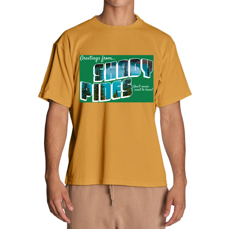 Greetings From Shady Pines  You'll Never Want To Leave Urban Heavy T-shirt by pusyaque-podcast | Artistshot