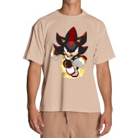 Black Super Hedgehog Running Forward Urban Heavy T-shirt | Artistshot