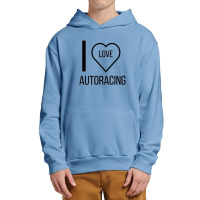 I Love Autoracing Urban Pullover Hoodie | Artistshot