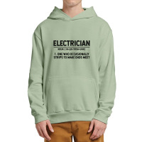 Electrician Definition - Jobs Gift Occupation Urban Pullover Hoodie | Artistshot