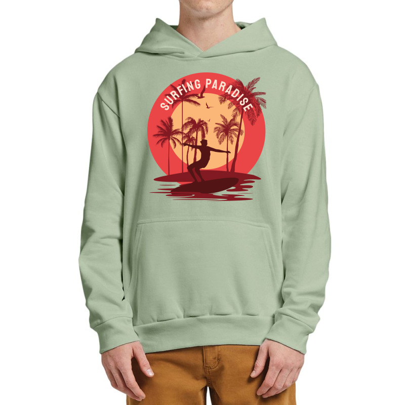 Surfing Paradise Urban Pullover Hoodie by epsnetho21 | Artistshot