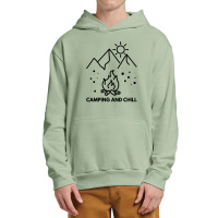 Camping And Chill Urban Pullover Hoodie | Artistshot