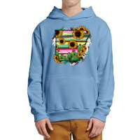 Arkansas Map Sunflower Cactus Serape Urban Pullover Hoodie | Artistshot