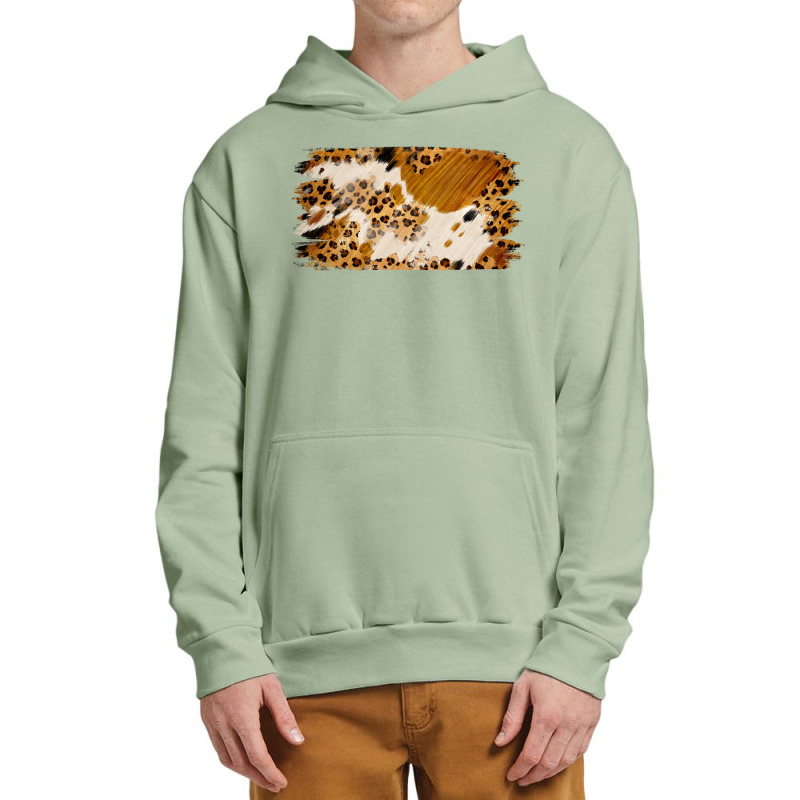 Leopard Cowhide Brushstroke Urban Pullover Hoodie | Artistshot