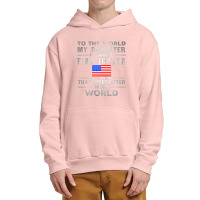 My Daughter Is Just A Firefighter Urban Pullover Hoodie | Artistshot