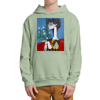 Picasso Jacqueline With Flowers Urban Pullover Hoodie | Artistshot