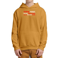 Think First Vote Second This Is The Natural Order Of Things Urban Pullover Hoodie | Artistshot