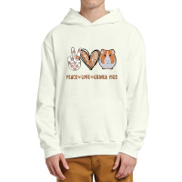 Peace Love Guin.ea Pigs Gift For Gui.ne.a Lover T Shirt Urban Pullover Hoodie | Artistshot