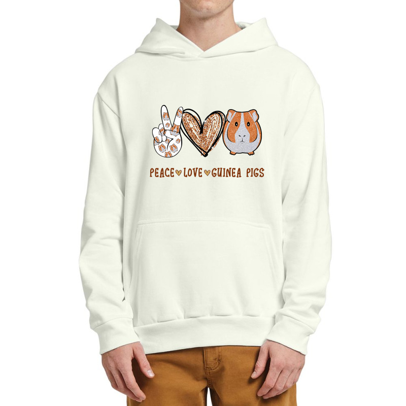 Peace Love Guin.ea Pigs Gift For Gui.ne.a Lover T Shirt Urban Pullover Hoodie | Artistshot