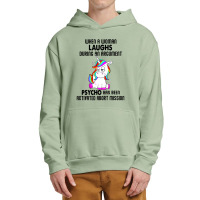 Funny Unicorn When A Woman Laughs During An Argument Urban Pullover Hoodie | Artistshot