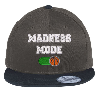 Madness Mode Embroidered Hat Flat Bill Snapback Cap Designed By Madhatter