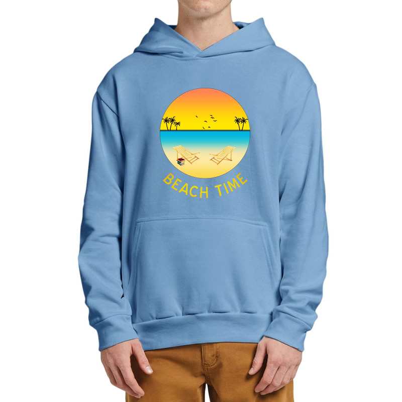 Beach Time At The Beach Classic Urban Pullover Hoodie | Artistshot