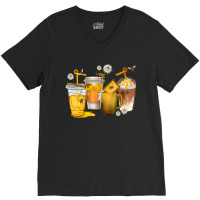 Coffee Cups Bumble Bee V-neck Tee | Artistshot