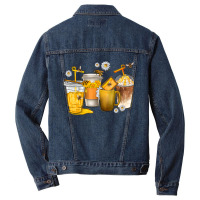 Coffee Cups Bumble Bee Men Denim Jacket | Artistshot