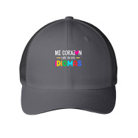 Mi Corazon Late En Dos Idiomas, Bilingual Spanish Teacher T Shirt Mesh Cap | Artistshot