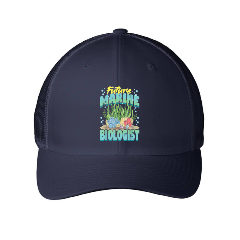 Future Marine Biologist Ocean Life Marine Biology Student Mesh Cap | Artistshot