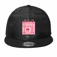 Cute Kawaii Womens Japanese Otaku Anime Strawberry Milkshake Camo Snapback | Artistshot