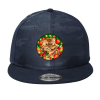 Christmas Persian Cat Camo Snapback | Artistshot