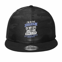 Fight To Win Esophageal Cancer Awareness Er Ribbon Camo Snapback | Artistshot