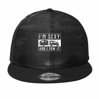 I'm Sexy And I Tow It Funny Camper Trailer Rv Caravan Gifts Idea Camo Snapback | Artistshot