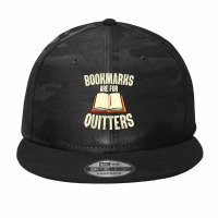 Funny Bookmarks Are For Quitters Reading Librarian Men Women T Shirt Camo Snapback | Artistshot