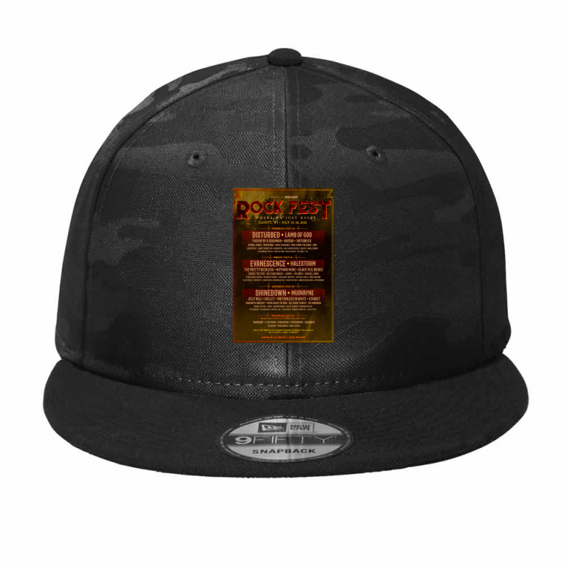 Rockfest Camo Snapback by kingranger840404 | Artistshot