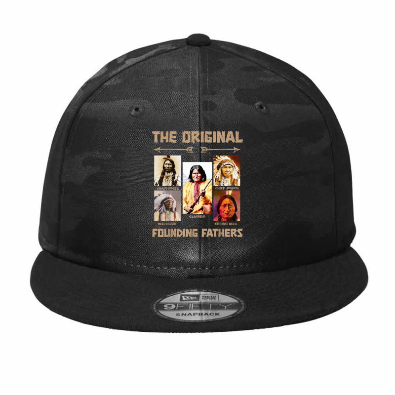 The Original Founding Fathers Native American T Shirt Camo Snapback | Artistshot