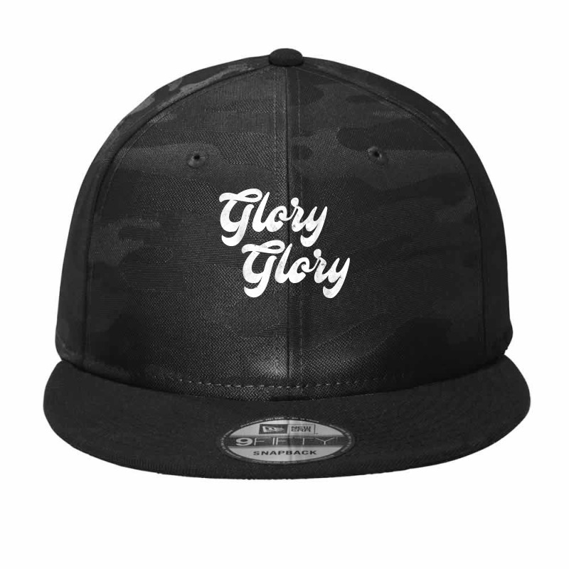 Vintage Glory Glory Game Day Fight Song T Shirt Camo Snapback by deleonnylorindg | Artistshot