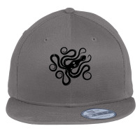 Minoan Octopus Flat Bill Snapback Cap | Artistshot