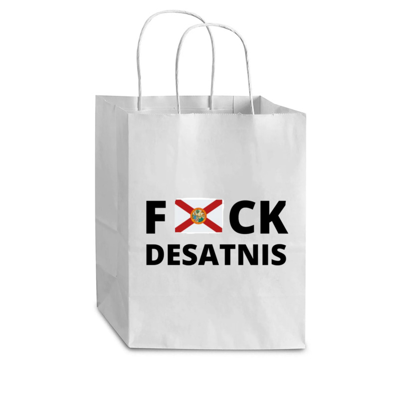 Anti Ron Desantis Cub Paper Bag - 8 X 4 1/2 X 10 1/4 | Artistshot