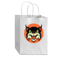 Wild Cat Rockabilly Retro Gift Cub Paper Bag - 8 X 4 1/2 X 10 1/4 | Artistshot