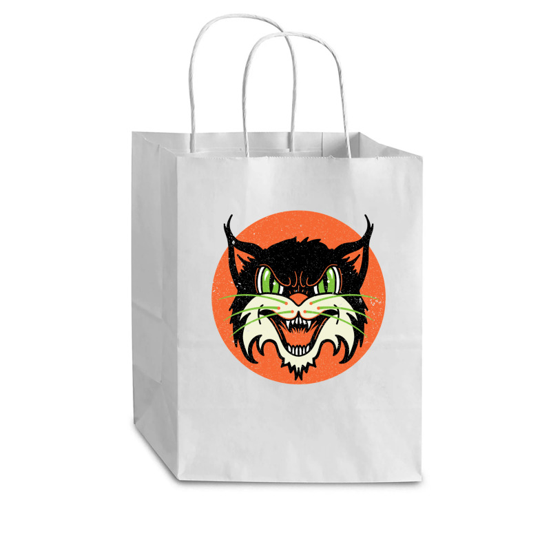 Wild Cat Rockabilly Retro Gift Cub Paper Bag - 8 X 4 1/2 X 10 1/4 | Artistshot