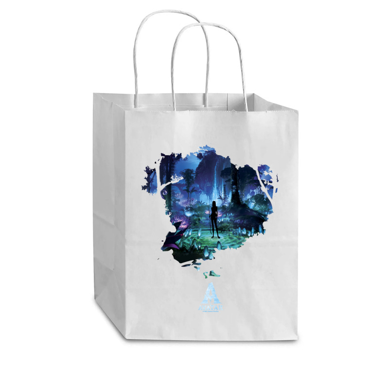 Avatar Pandora At Night Movie Poster Pullover Hoodie Cub Paper Bag - 8 X 4 1/2 X 10 1/4 | Artistshot