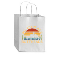 My Kids Are Buttheads I Farmer Quote I Love Farm Cub Paper Bag - 8 X 4 1/2 X 10 1/4 | Artistshot