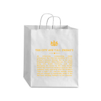 Real Historical Philadelphia - The City Ave Tgi Friday's Debie Paper Bag - 10 X 5 X 13 | Artistshot