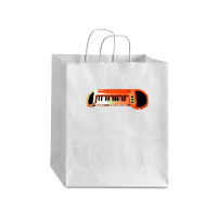 Retro Red Keyboard Synthesiser - Glitchy Mix Debie Paper Bag - 10 X 5 X 13 | Artistshot