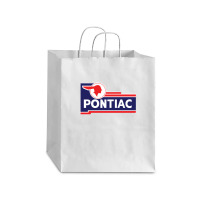 Retro Pontiac Classic Car Dealership Sign Debie Paper Bag - 10 X 5 X 13 | Artistshot