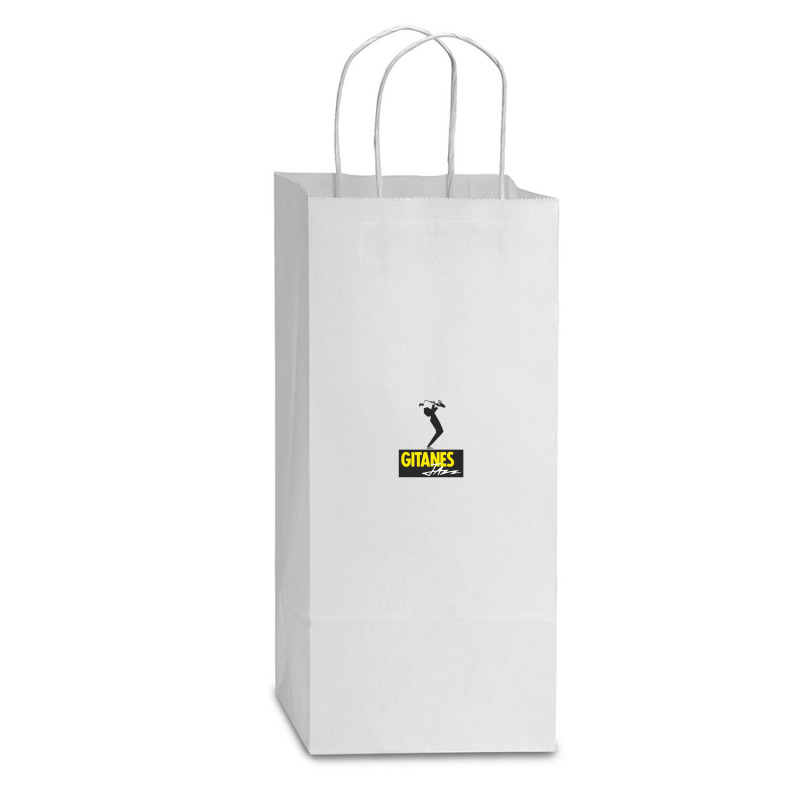 Cool Gitanes Jazz Design Double Wine Paper Bag - 6 1/2 X 3 1/2 X 12 3/8 | Artistshot