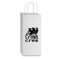 Crows Crew Double Wine Paper Bag - 6 1/2 X 3 1/2 X 12 3/8 | Artistshot