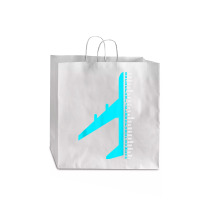 Phonetic Alphabet Pilot Airplane Funny Aviator Lover Jumbo Paper Bag - 18 X 7 X 18 3/4 | Artistshot