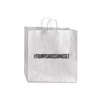 Trump Is Russian Asset Jumbo Paper Bag - 18 X 7 X 18 3/4 | Artistshot