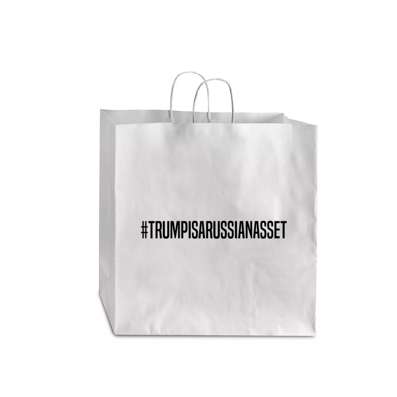 Trump Is Russian Asset Jumbo Paper Bag - 18 X 7 X 18 3/4 | Artistshot